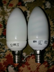 энергосберегающая лампа E14 9Вт